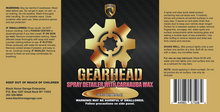 Load image into Gallery viewer, Gearhead Spray with Carnauba Wax